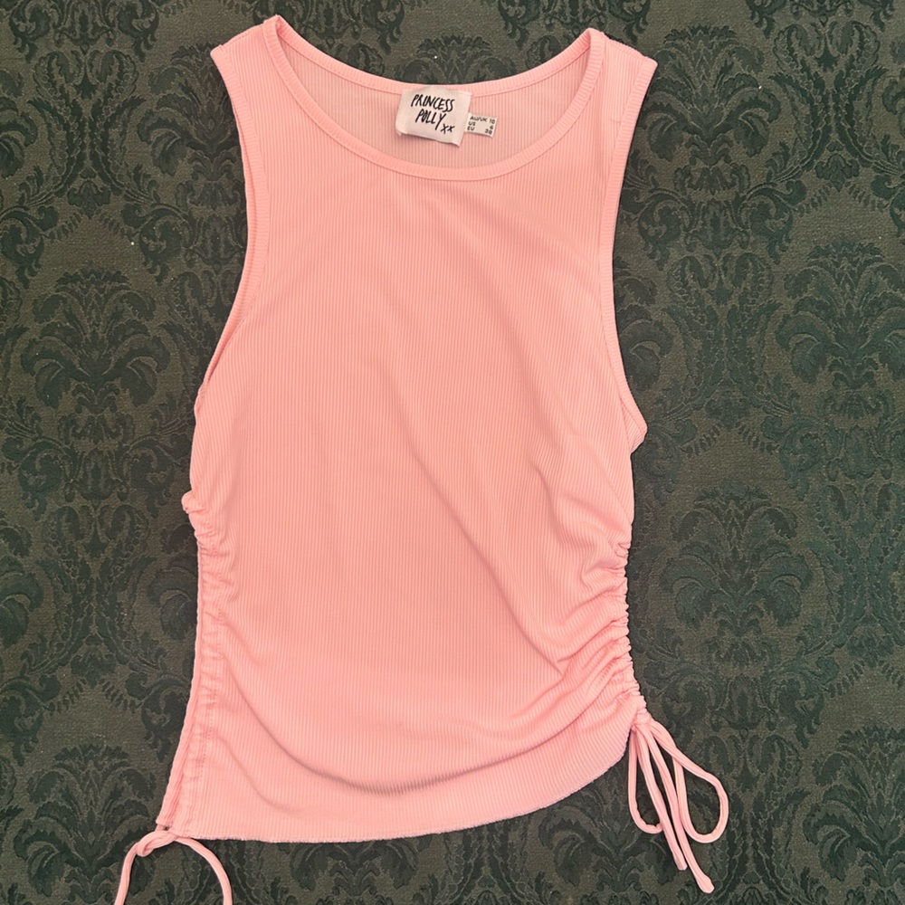 Woman’s light pink, size 6 by Princess Polly tank top.